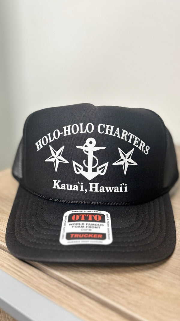 Holo Holo Anchor Trucker Hat