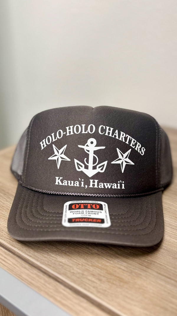 Holo Holo Anchor Trucker Hat