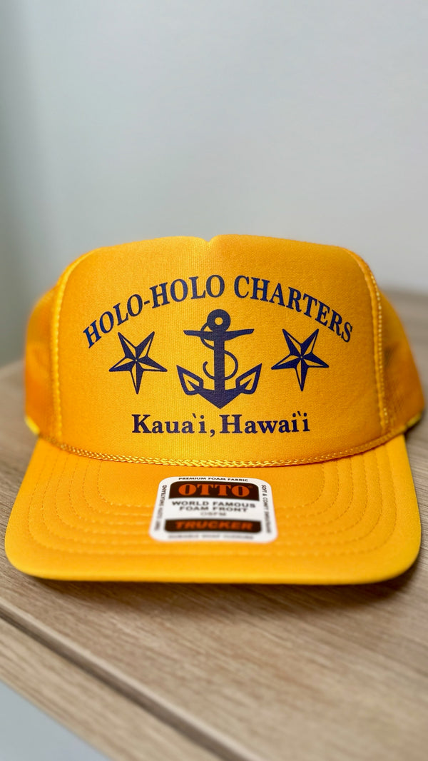 Holo Holo Anchor Trucker Hat