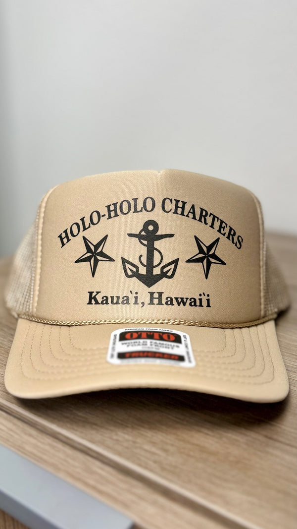 Holo Holo Anchor Trucker Hat